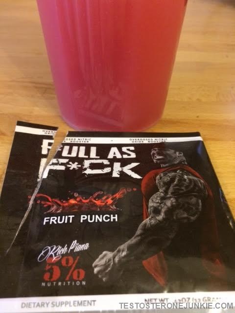 Nutrition Rich Piana Full As F Ck Pre Workout Review