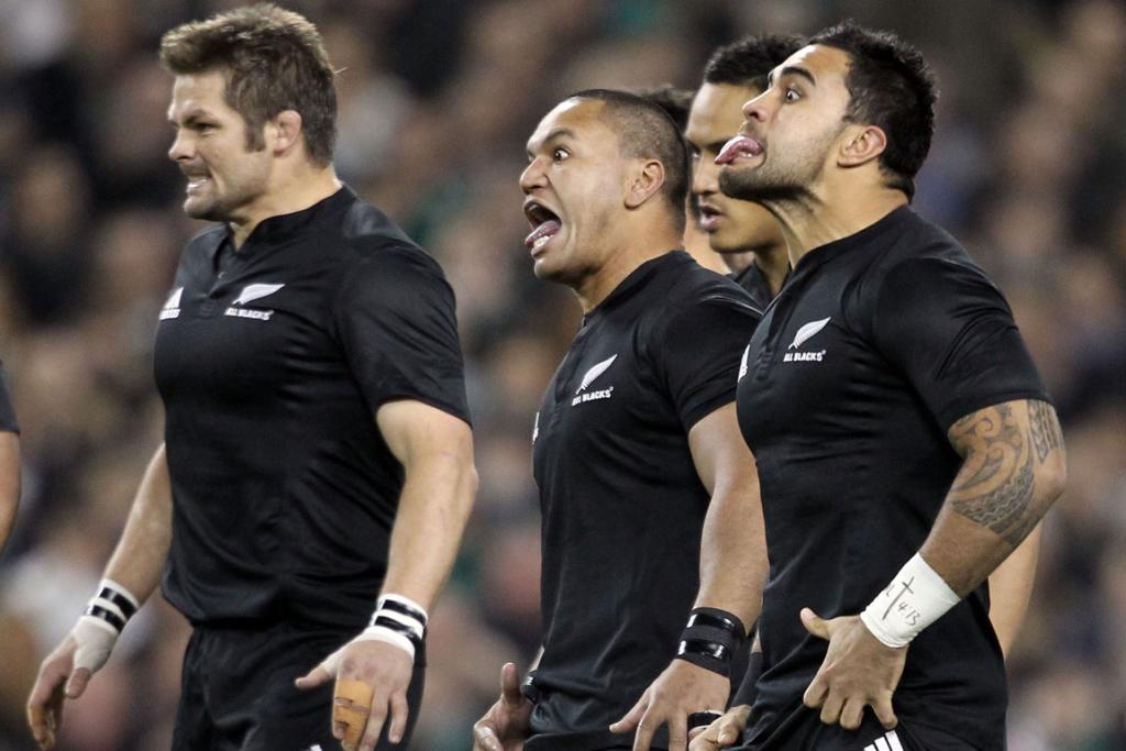 Footage of the ALL BLACKS in the gym RWC 2015