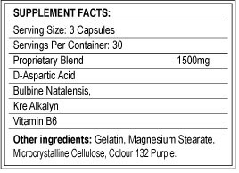 extreme labs pct ingredients panel 