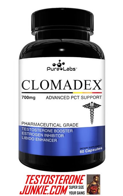 bottle of clomadex pct