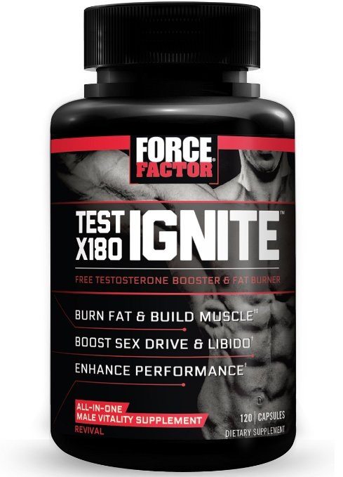Force Factor TEST X180 IGNITE Testosterone Booster And Fat Burner Review