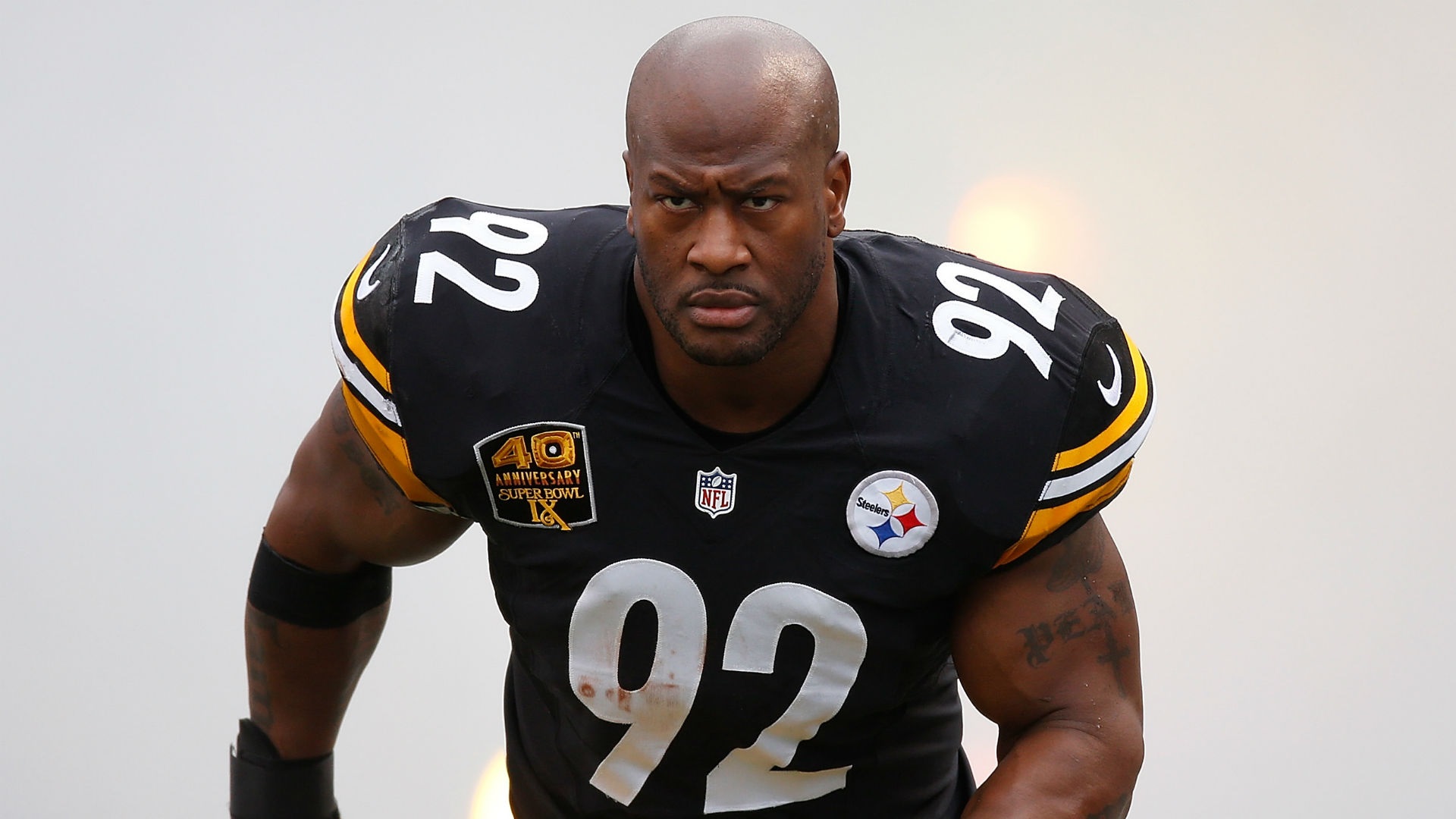 NFL Linebacker James Harrison Responds To PED Allegations With A Show Of Strength