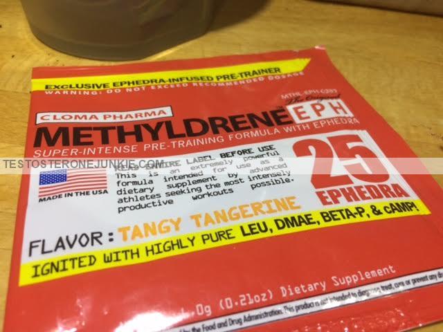Cloma Pharma Methydrene EPH 25 Ephedra Pre Workout Review