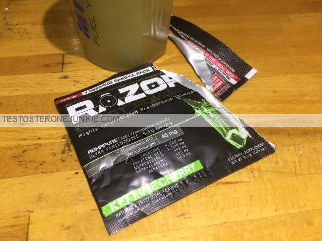 Razor 8 Blast Powder Pre Workout Review