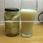pickled eggs and milk 