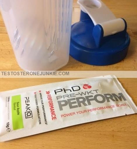 PhD pre-wkt PERFORM Pre Workout Review
