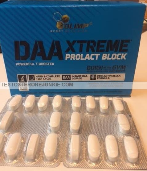 OLIMP Sport Nutrition DAA Xtreme Prolact Block Testosterone Booster Review