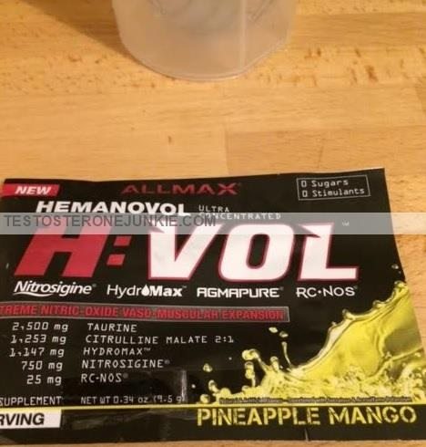 ALLMAX Hemanovol H:VOL Pre Workout Review