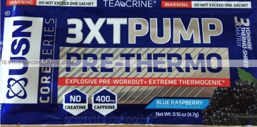 My USN Core Series 3XTPUMP PRE-THERMO Pre Workout Review