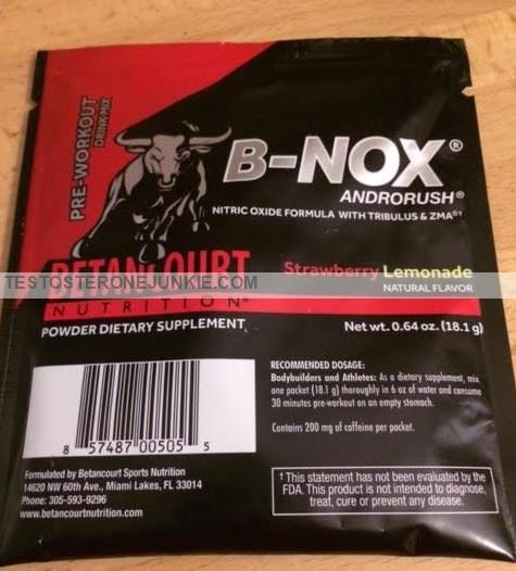 My Betancourt B-NOX Androrush Pre Workout Review