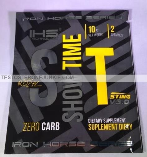 My Iron Horse Series SHOW TIME Sting V 3.0 Pre Workout Review