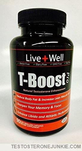 Live Well T-Boost Pro Testosterone Booster Review