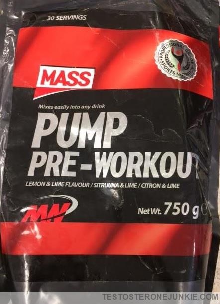 mass pump pre workout