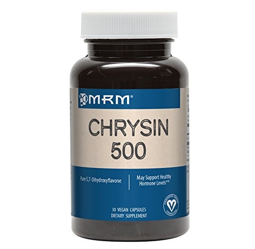 bottle of mrm chrysin 500