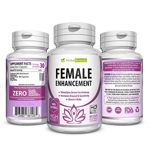 herbal remedy female enhancement bottle